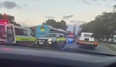 Man critically injured in freak accident at Gold Coast bus shelter