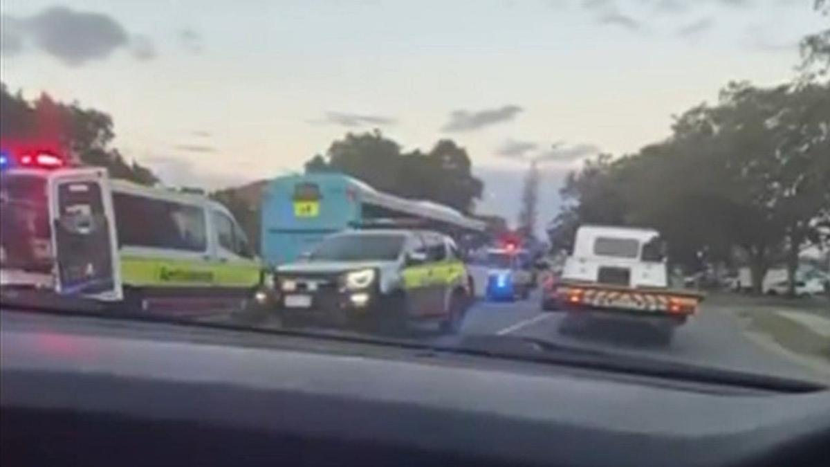 Man critically injured in freak accident at Gold Coast bus shelter
