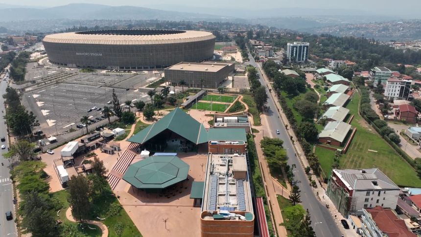 The recently opened Zaria Court at the heart of Kigali features a multi-purpose court, a hotel, restaurants and co-working space.