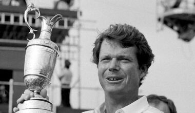 British Open golf 2026; Tom Watson speaks about damaging the Claret Jug after win at Royal Birkdale
