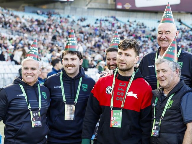 South Sydney and Newcastle’s match doubled as the ‘world’s biggest birthday party’ for Jai Arrow.