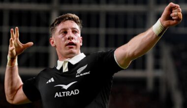 Roigard and Jordan braces see All Blacks kick-start Dave Rennie era with epic helter-skelter victory over France
