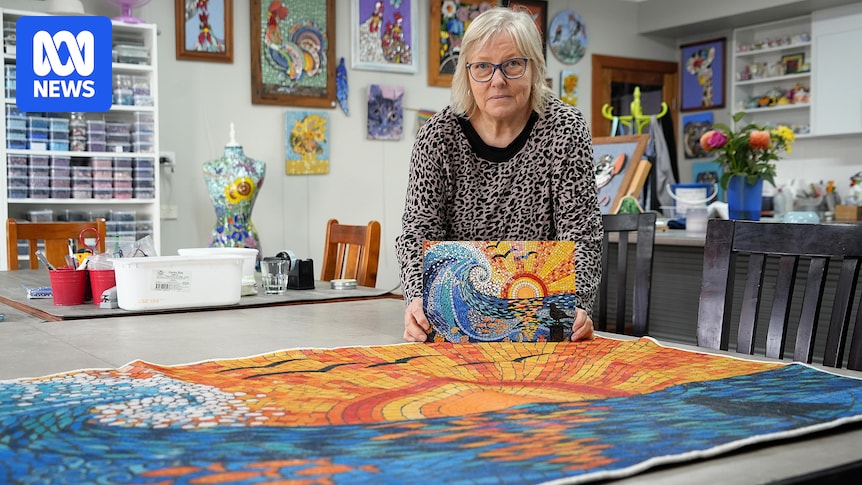 Artist Julie Aldridge's 10-year battle to reclaim mosaic design from the internet
