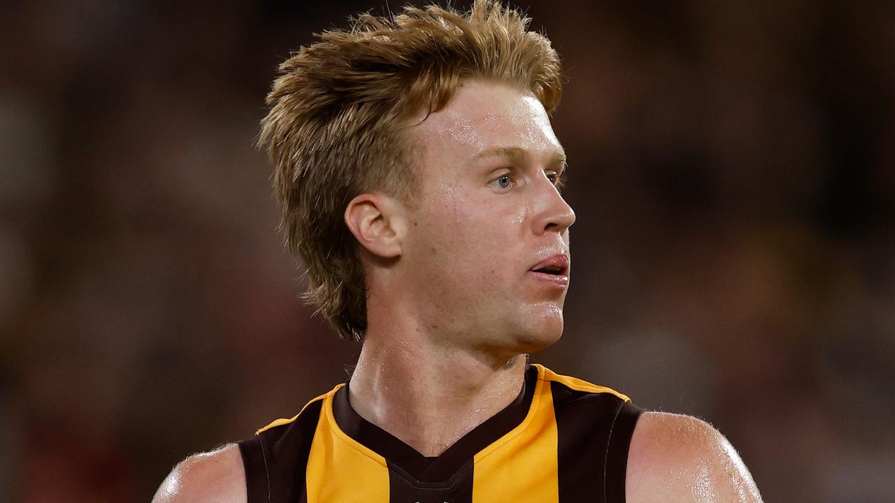 Hawks young gun on key to breakout season after Merrett trade saga; Giant rejected bigger rival offer, young gun’s dad lobbies for Vic return — In and Under