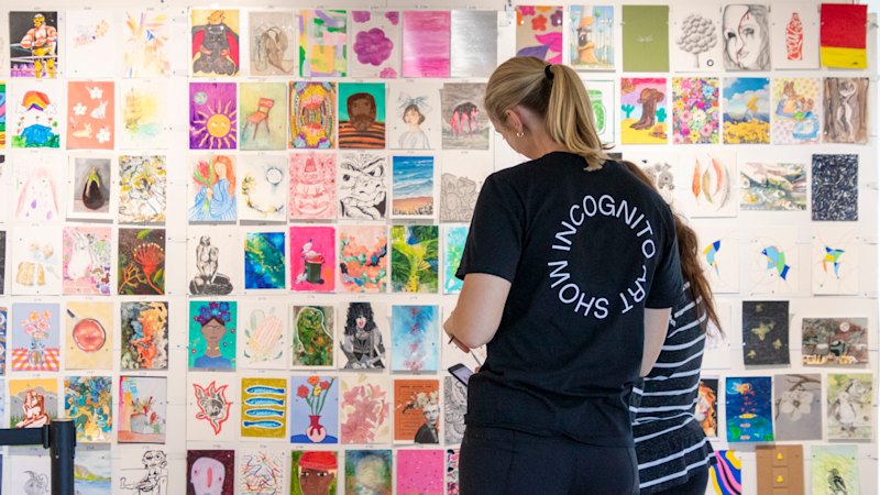 Incognito Art Show Brisbane: How to buy mystery artworks from famous artists for just $100