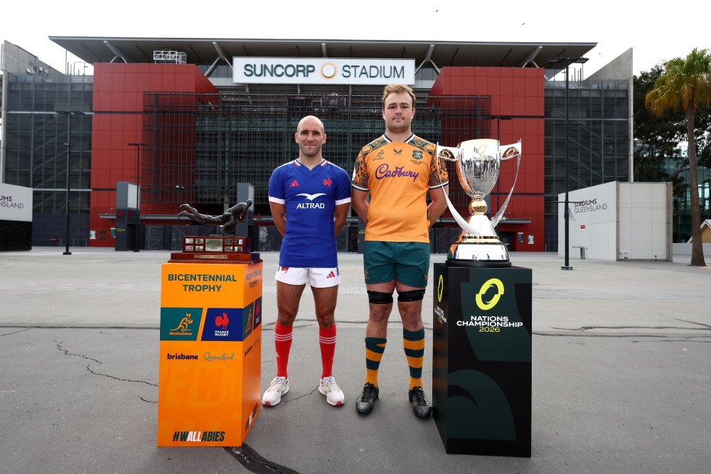 LIVE: Wallabies double strike builds lead over France in Brisbane