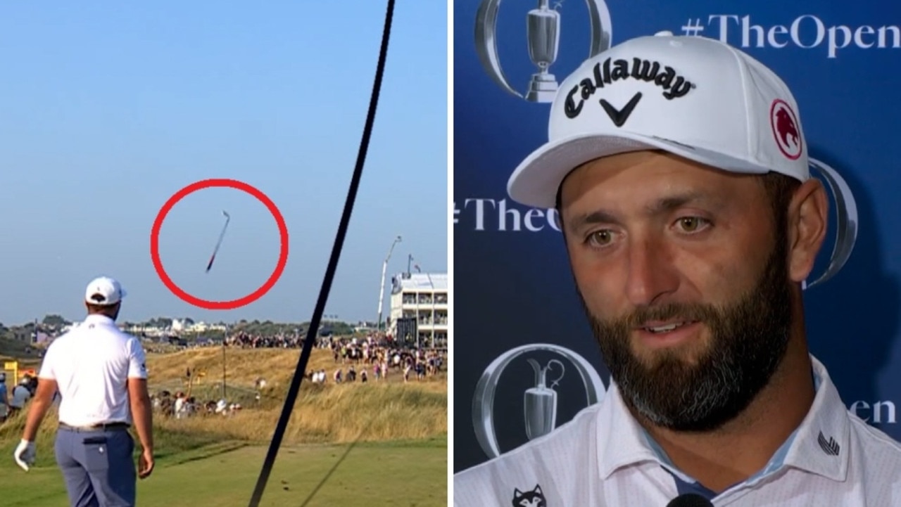 PGA Tour 2026, The British Open Championship: Jon Rahm given warning for throwing his club, video, press conference, reaction