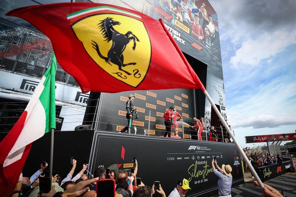 The Prancing Horse could count its luck at Silverstone, as it expected to struggle