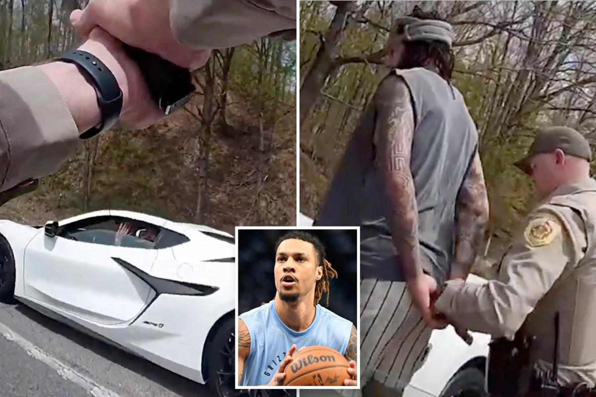 Moment NBA star Brandon Clarke is caught with kratom — before being found dead in LA