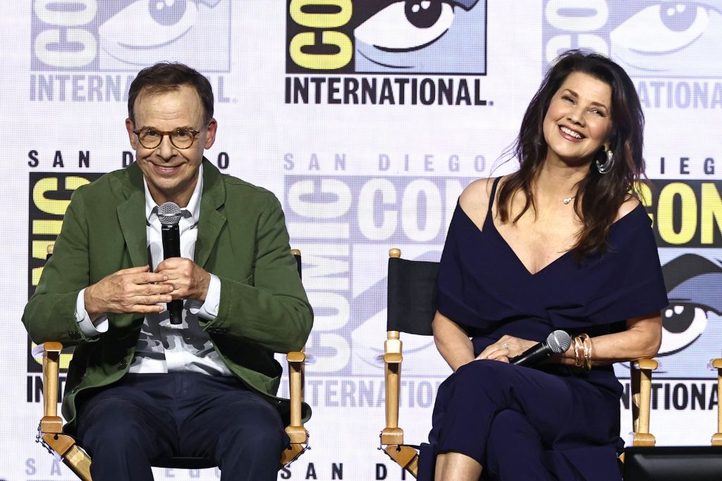 Rick Moranis and Daphne Zuniga at Comic-Con 2026