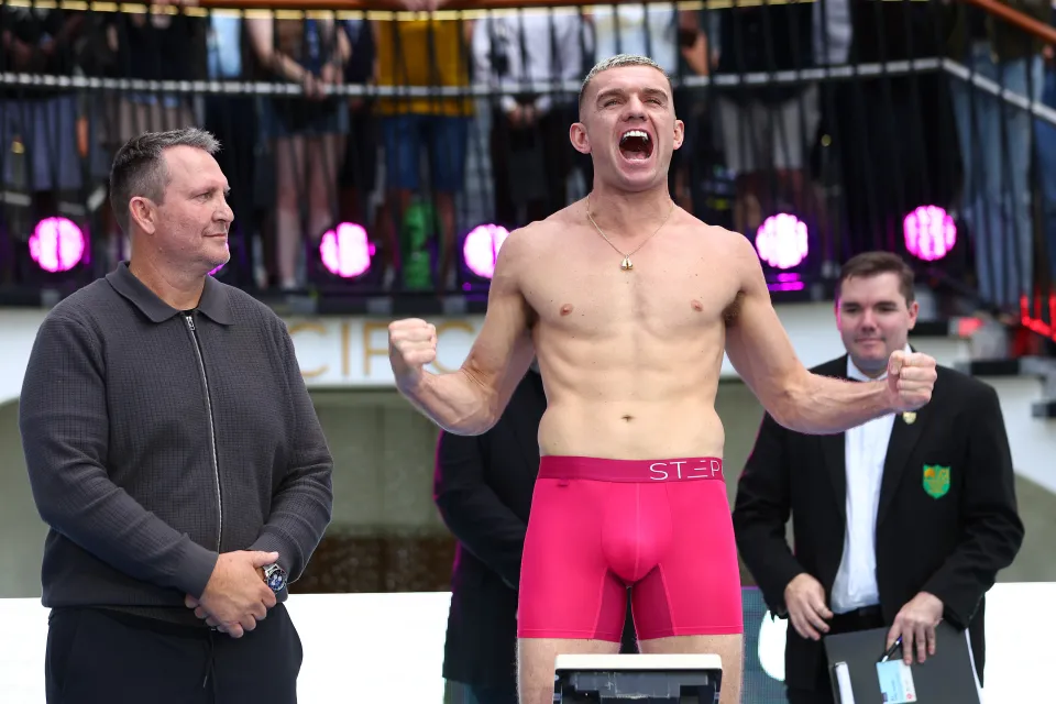 Wallace's promoter Francis (left) insists the fight with Whittaker must take place in Australia