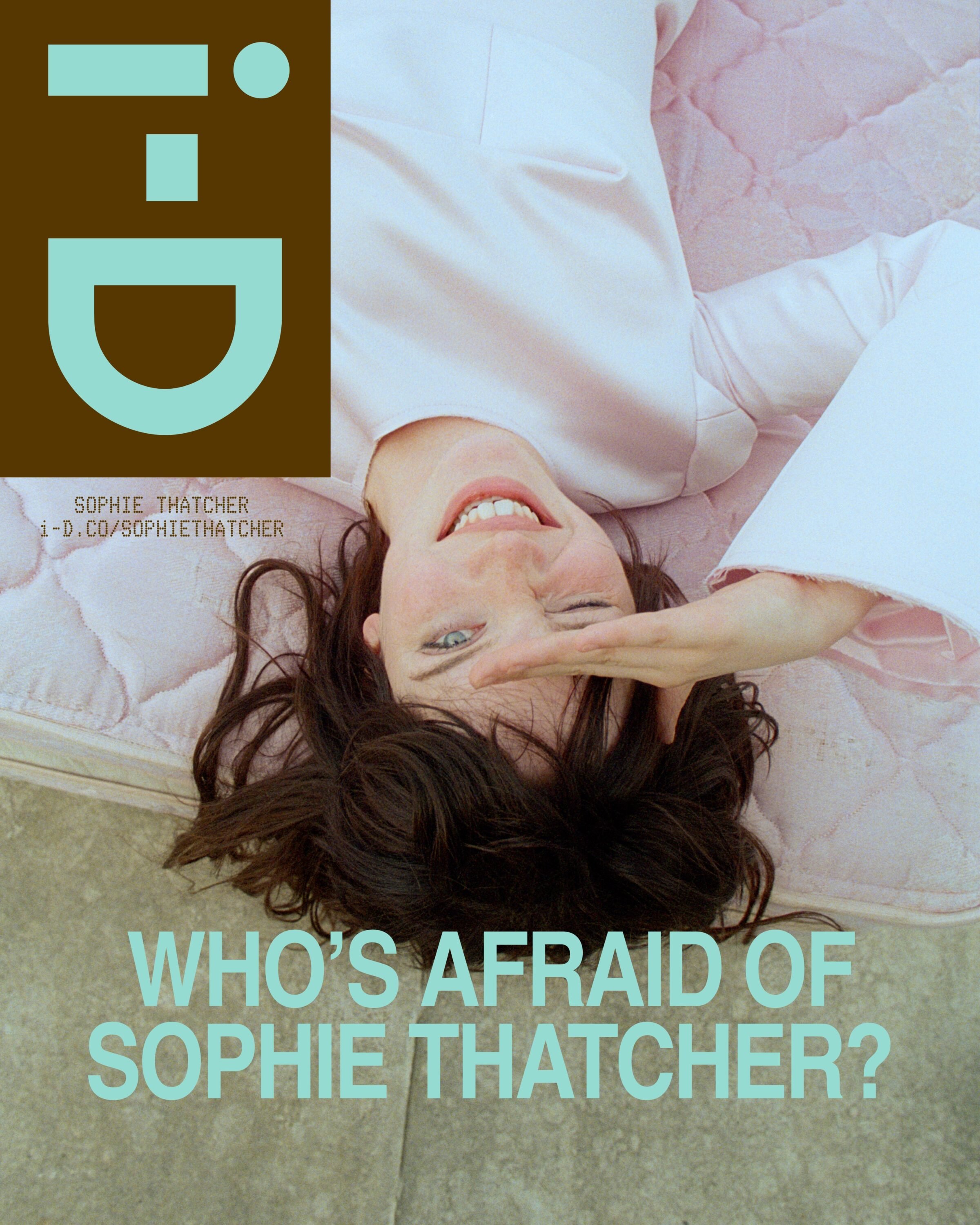 sophie thatcher i-D magazine cover