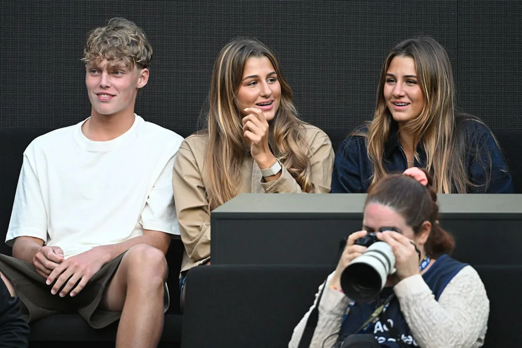 Cruz Hewitt with Myla Federer 