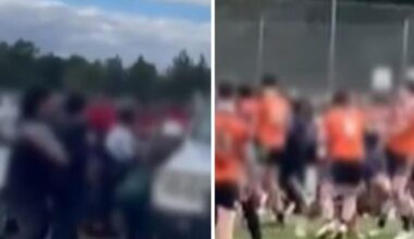 Spectator hospitalised after brawl breaks out at under-18s rugby league game