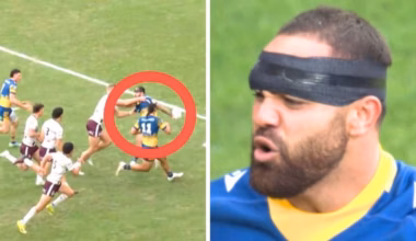 Dylan Walker produces ‘special’ skill as Parramatta Eels beat Manly Sea Eagles in NRL upset