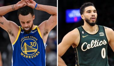 NBA: Stephen Curry reacts to LeBron James joining 76ers as Jayson Tatum comments spark Jaylen Brown rumours, news, highlights