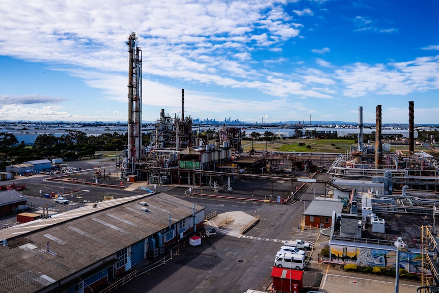 An industrial plant in the Melbourne suburb of Altona.
