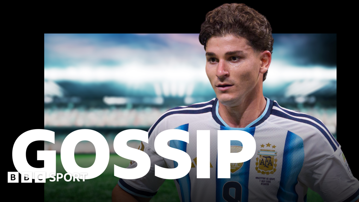 BBC Sport Gossip graphic featuring an image of Joao Gomes playing for Wolves