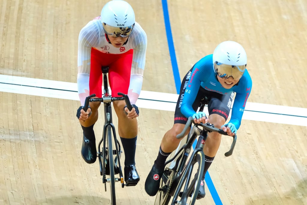 Chloe Leung, here competing in last year’s National Games, is eyeing Asian Games time trial glory. Photo: Karma Lo