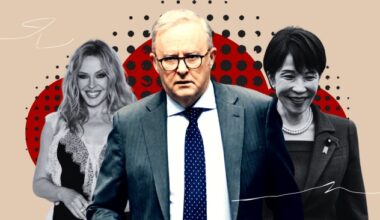 Prime Minister Anthony Albanese has sparked controversy over his crude comments about Kylie Minogue and Japanese PM Sanae Takaichi on the Bush Deep podcast.