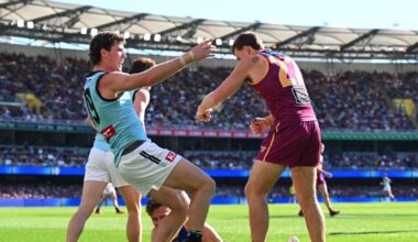 Coaches Josh Carr and Chris Fagan clash over Brisbane Lions' physicality after Ty Gallop's crude shove on Port Adelaide Power's Mitch Georgiades