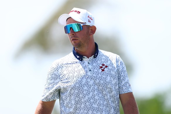 Australian golfer Lucas Herbert. 