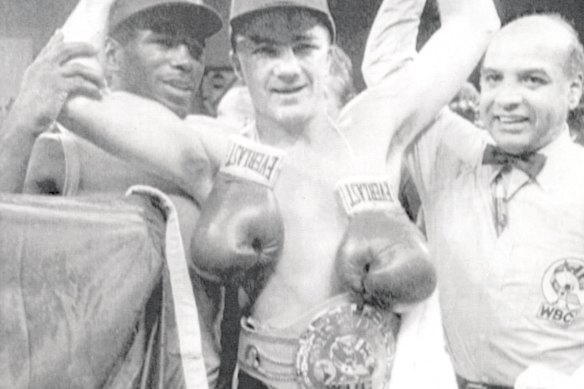 Australian boxing champion Jeff Harding.