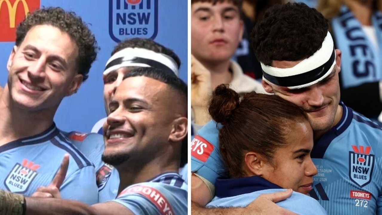 Touching Laurie moment cameras missed; Mary embrace as Blues party in style: Inside the sheds