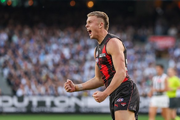 Ready to go: Essendon star Nate Caddy is expected to be available to face the Hawks on Saturday.