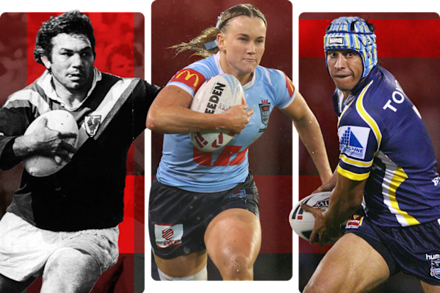 Arthur Beetson, Jaime Chapman and Johnathan Thurston are Indigenous champions.