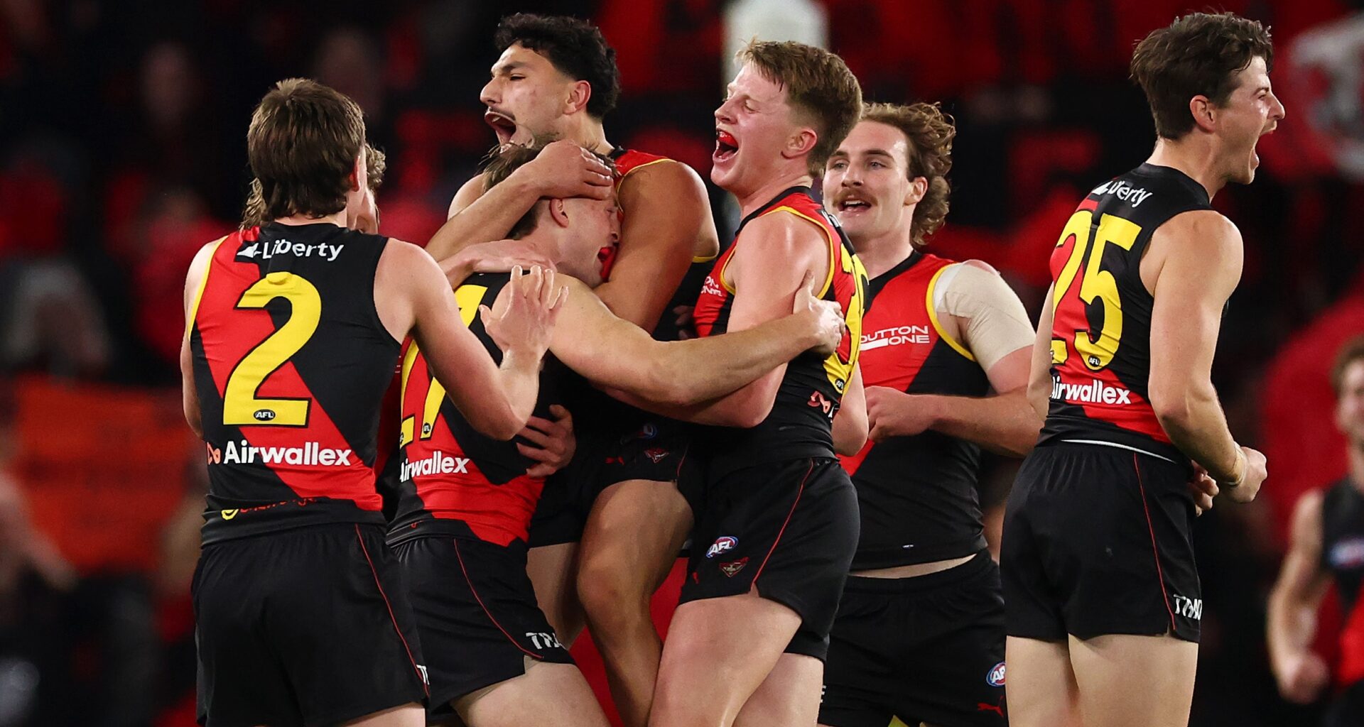 The drought is over! Bombers stun Giants to land rare win