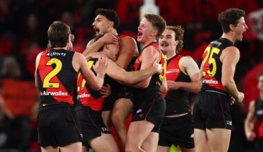The drought is over! Bombers stun Giants to land rare win