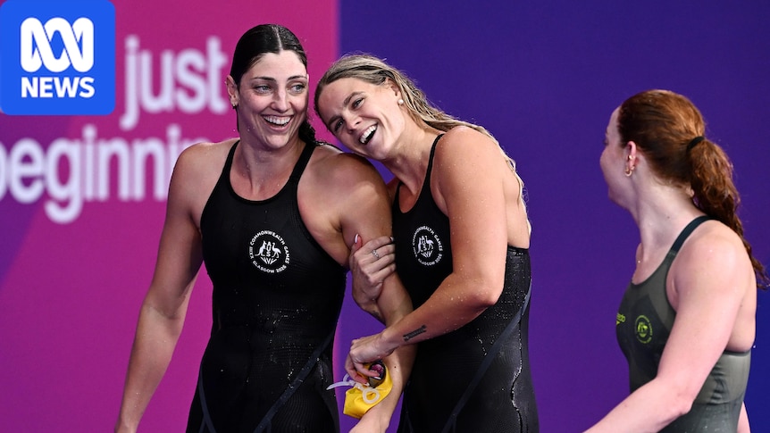 Meg Harris wins individual 100m gold at Commonwealth Games as leader of the 'starfish'
