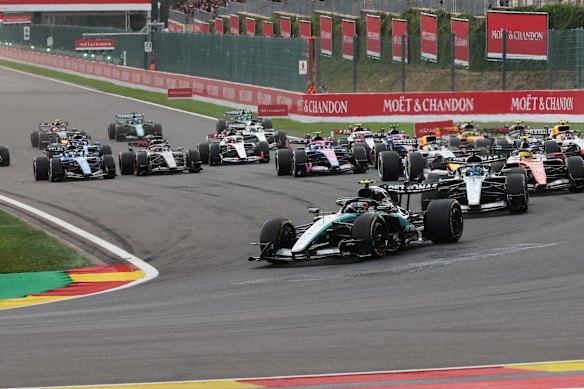Kimi Antonelli has won the Belgian GP