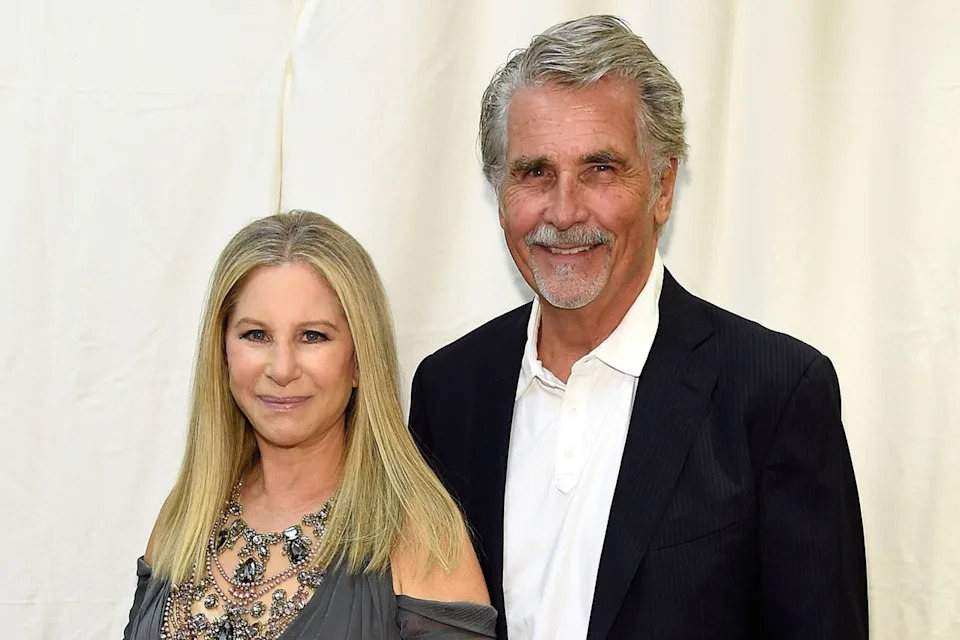 Barbra Streisand and James Brolin at the Staples Center Los Angeles on August 2, 2016Credit: Kevin Mazur/Getty