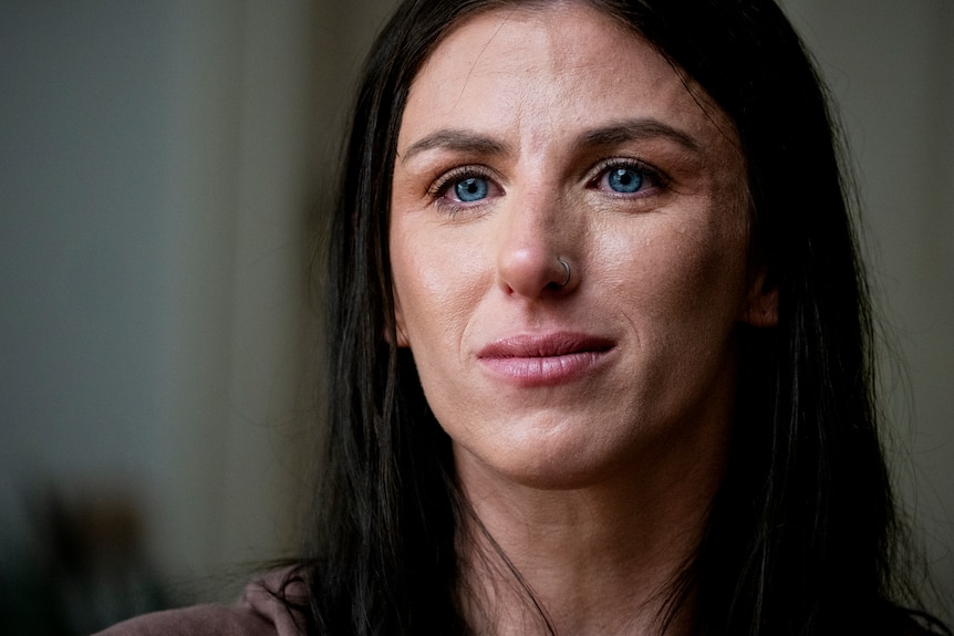 Sasha looking emotional