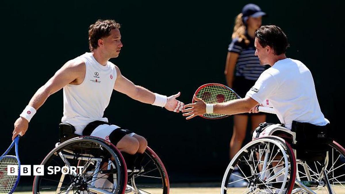 Alfie Hewett and Gordon Reid of Great Britain