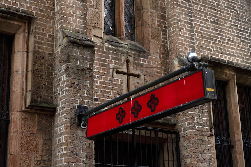 the outside of an old abandoned church in sydney
