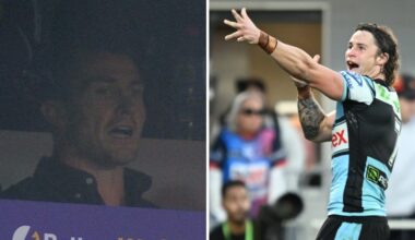 NRL 2026: Cronulla Sharks demolish Manly Sea Eagles at Brookvale, Kieran Foran reaction, Nicho Hynes, highlights