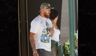 NFL Star George Kittle, Wife Claire Spotted in NYC Before Taylor Swift Wedding
