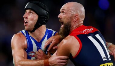 AFL results 2026, North Melbourne Kangaroos def by Melbourne Demons Round 19