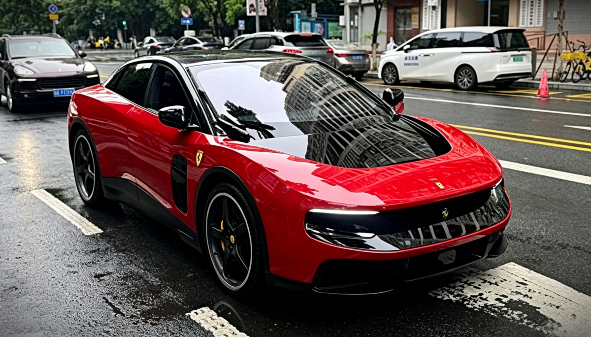 Ferrari Luce demand pushes China orders into 2027 as 2026 allocation reportedly fills, spotted in Guangzhou