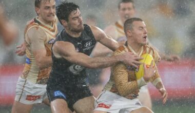 Carlton vs Hawthorn LIVE: AFL round 18 2026, scores, results, odds, stats and start time from the MCG