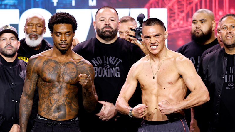 Tim Tszyu v Errol Spence boxing LIVE updates: Start time, preliminary bouts, Jeff Fenech training Tsyu for first time