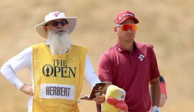 Who Is Lucas Herbert's Caddie?