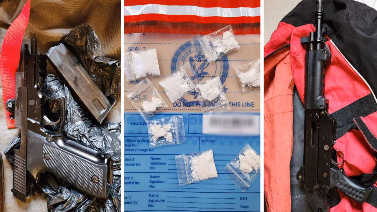 Punchbowl, Sydney: 11 arrested after drugs, guns uncovered in home
