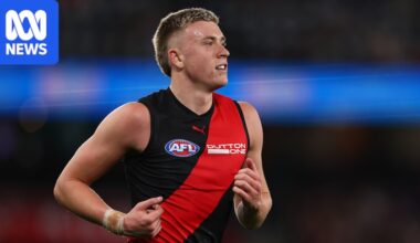 Essendon star Nate Caddy cleared to face Hawthorn despite abrupt hospital visit