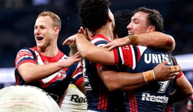 NRL LIVE updates: Roosters take early lead against injury-hit Storm