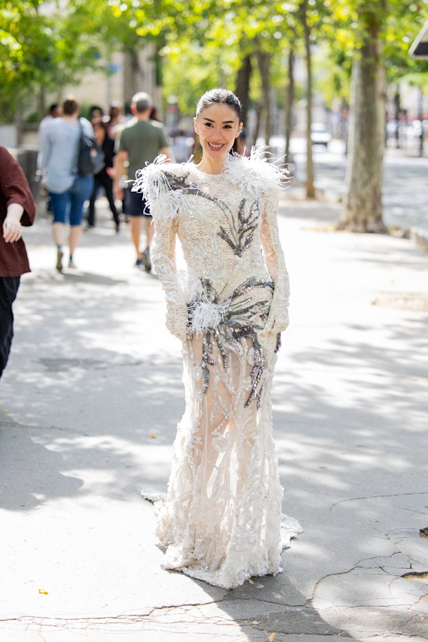 Heart Evangelista on Day Two of Paris Fashion Week - Haute Couture Fall/Winter 2026/2027 on July 7, 2026 in Paris, France.
