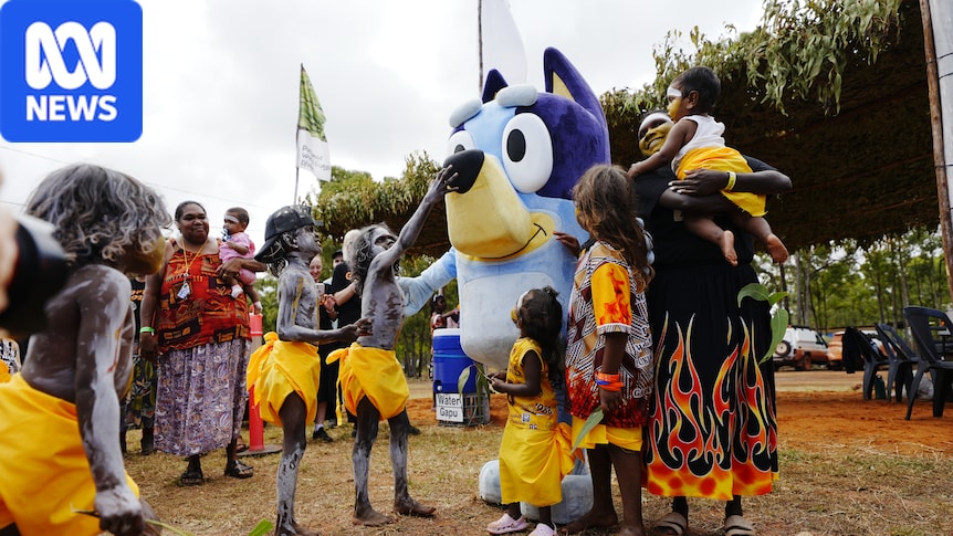 Politics and Bluey take centre stage on first day of Garma Festival